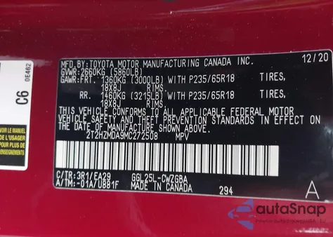 2021 Lexus Rx 350 from USA, damaged, VIN 2T2HZMDA9MC272508